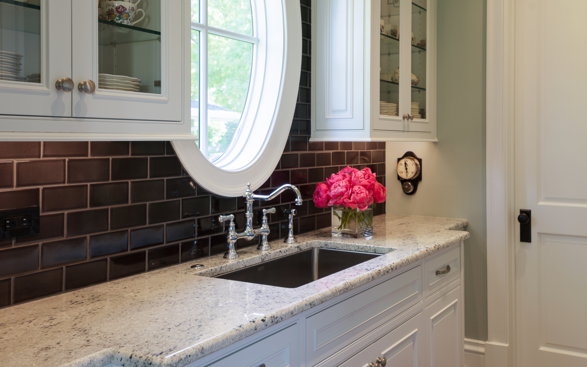 Luxury butler’s pantry interior design in Denver, Colorado residence