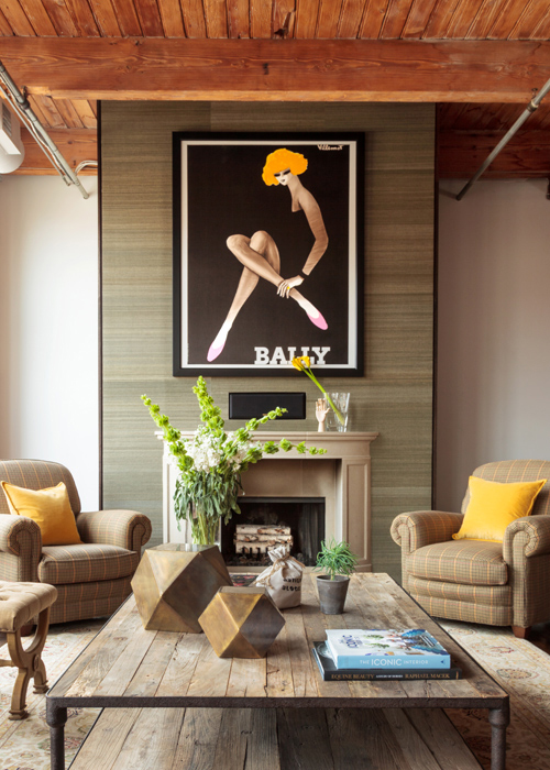 Urban loft design with rustic exposed brick, Denver downtown interior